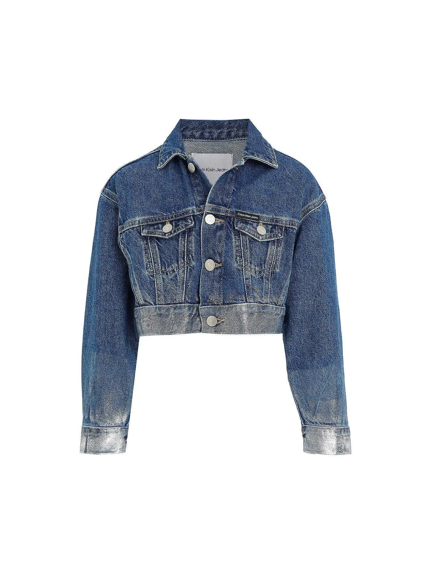 CALVIN KLEIN JEANS | Mädchen Jeansjacke Cropped Fit | 